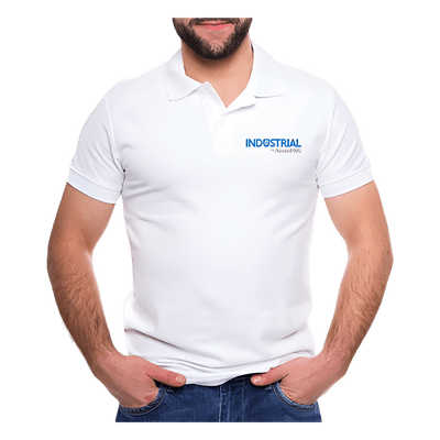 Playera Polo / Algodón 100% / Talla Extra Grande / Cuello Clásico con Botones / Costuras Reforzadas / Industrial