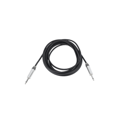Cable de Audio / Plug 1/4 in a Plug 1/4 in Stereo / 5 m (16.4 ft) / Conectores Cromados / Blindado