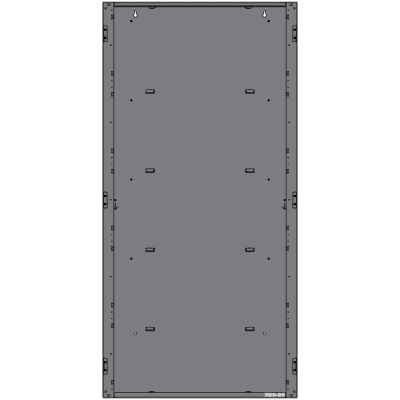 Caja Trasera para Gabinete de Alarma Contra Incendio / 4 Niveles / Acero Calibre 16 / 25.42 x 49.40 x 5.50 pulgadas (64.6 x 125.5 x 14 cm) / Compatible con Baterías 26 Ah