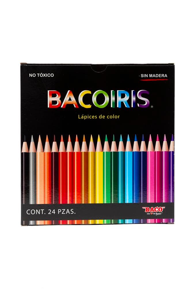 Colores BACO BACOIRIS LP003/52544 C/24 Piezas Redondo Colores Surtido -