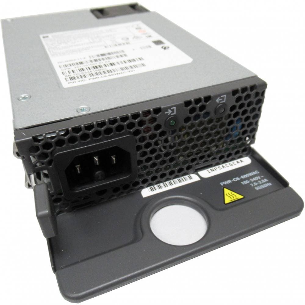 Fuente de poder secundaria PWR-C6-600WAC/2 Cisco de 600 Watts para switch C9200 series -