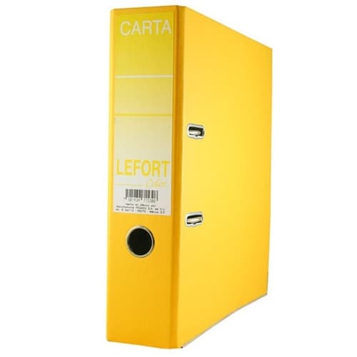 Registrador LEFORT 1530 Ojillo Rado Carta Amarillo S/INDEX 1530 -