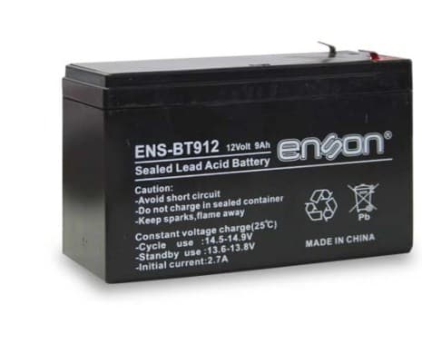 Baterias ENSON ENS-BT912 - Negro