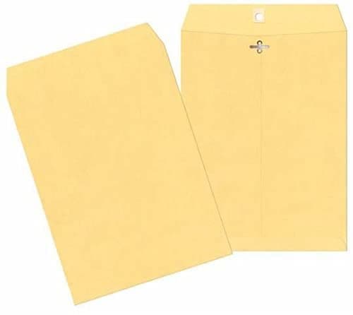 Sobre Bolsa Manila OFFIZ Carta C/Broche 9x12 Pulgadas PQ100 IA0234 -
