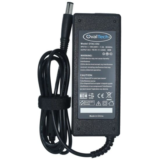 Adaptador para Computadora Portatil OVALTECH 19.5V/4.62AH C/Blister + USB