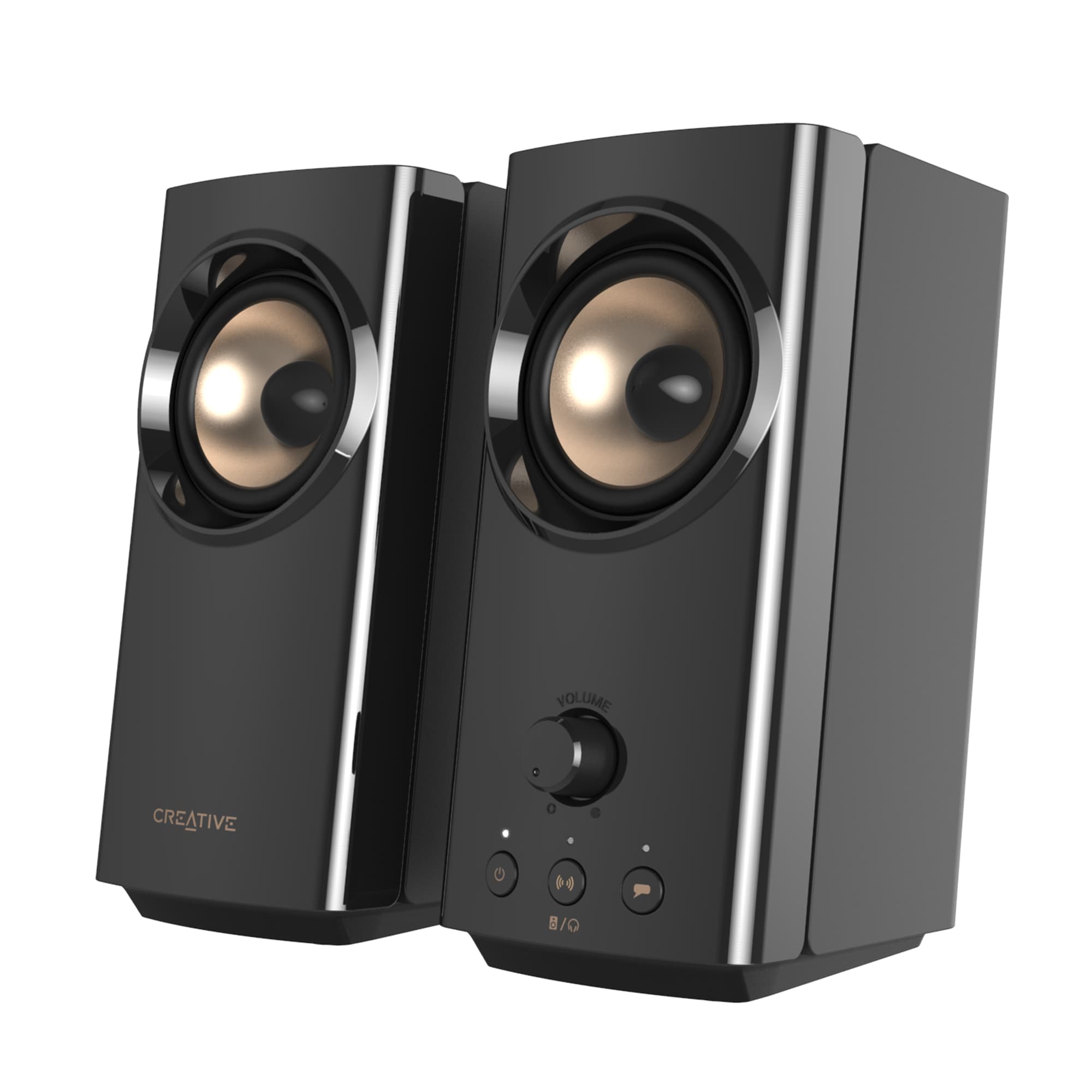 Altavoces Creative T60 8w con Bluetooth® - alimentados por USB para PC y Laptops negros - T60 E/UK BK