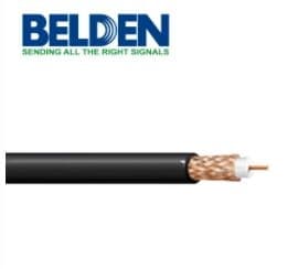Cable Coaxial BELDEN 533945X 0101000 - 305m, Negro, 95 de Cobre, Cctv Rg6