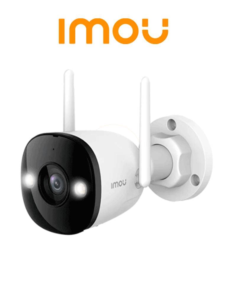 CAMARA IMOU Bullet 2E 5Mp IPC-K3DN-5H0WF - Cámara IP Bullet WiFi de 5MP tiene micrófono integrado - 102°, H.265, 2.8mm, IR 30m, IP67 y ranura MicroSD