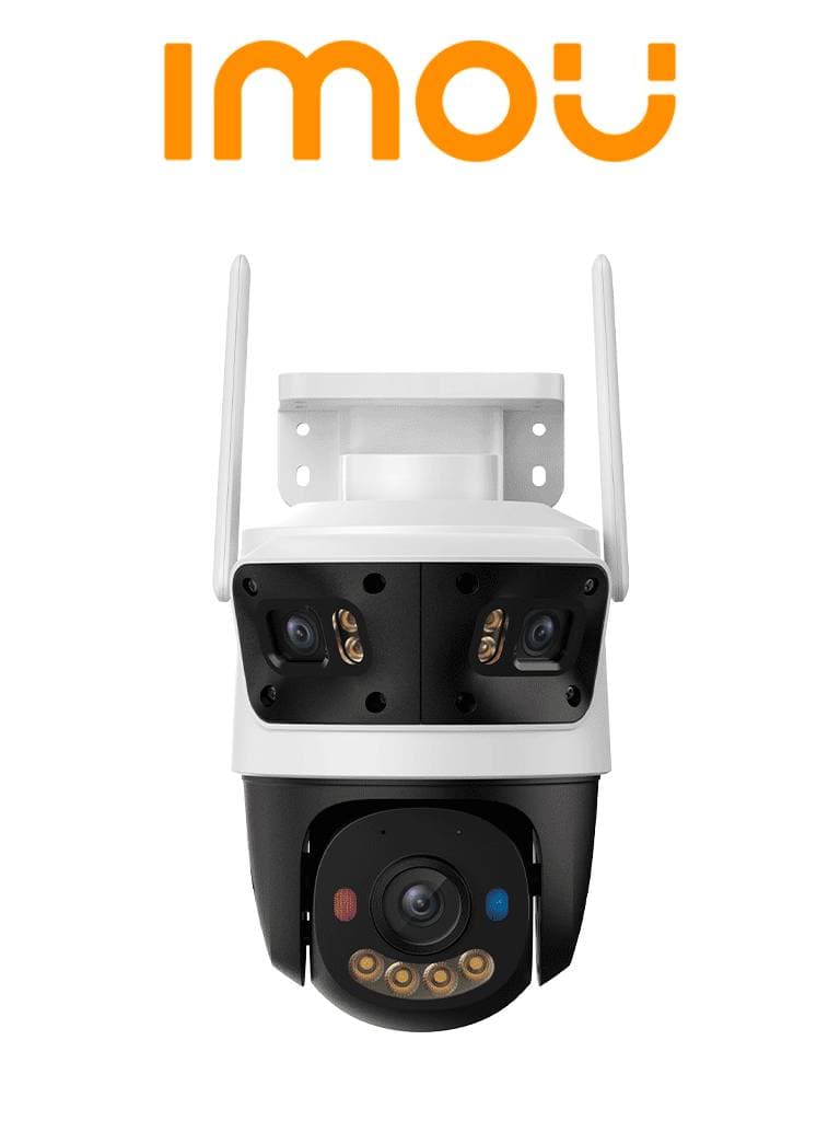 Cámara IMOU Cruiser Triple 11MP IPC-S7UN-11M0WED - Cámara IP PT Triple Wifi Smart Color 11MP con 2 lentes Fijos de 3 Megapíxeles -