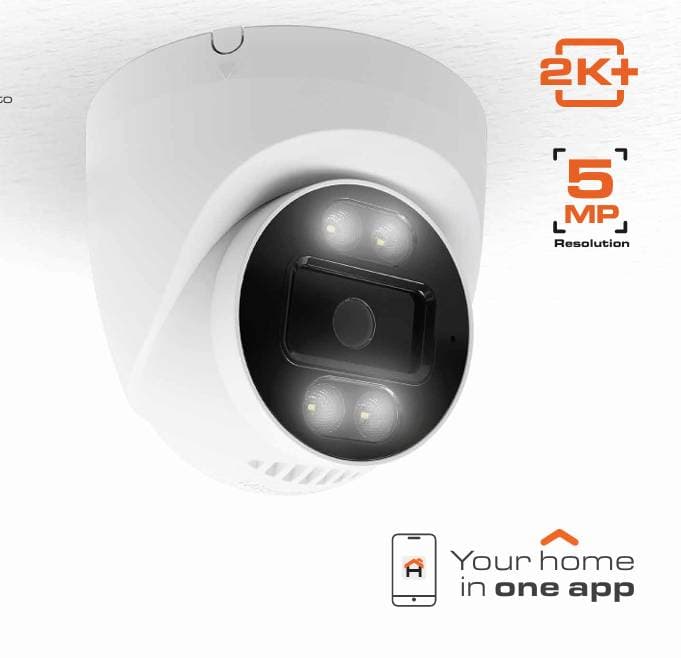 Cámara NEXXT modelo NHC-IF20T/ Nítida resolución 3K (5MP)/ Luz LED / Detección de movimiento/ Visión nocturna a colores -