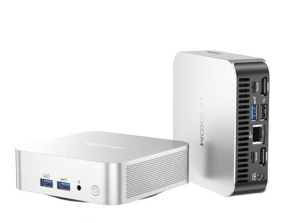 Mini PC GEEKOM A8 GMA8R78745HS-161 - AMD Ryzen R7, (Incluye) RAM 16GBDDR5, SSD 1TB. Windows 11 Pre-intalado. Color Plata