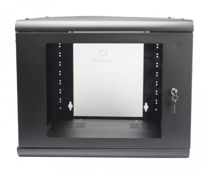 Gabinete de Pared 9U de 635 mm de Profundidad - Rack de 19 in en Acero Reforzado: Compacto y Resistente para Soluciones Profesionales