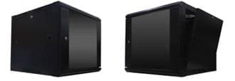 Gabinete WAM WAM-WC06UR06-A - Negro, Gabinete Para Montaje, 6UR, 19 pulgadas