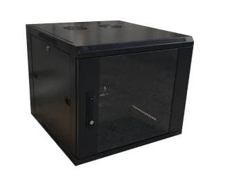 Gabinete WAM WAM-WC09UR06-A - Negro, Gabinete Para Montaje, 9UR, 19 pulgadas