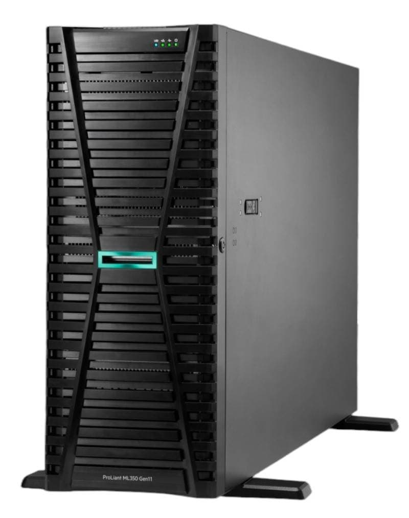 HPE ProLiant ML350 Gen11 4410Y 2.0GHz 12c 1P 64GB-R 8SFF MR408i-o 2x960GB SSD 2x800W RPS LA Server -