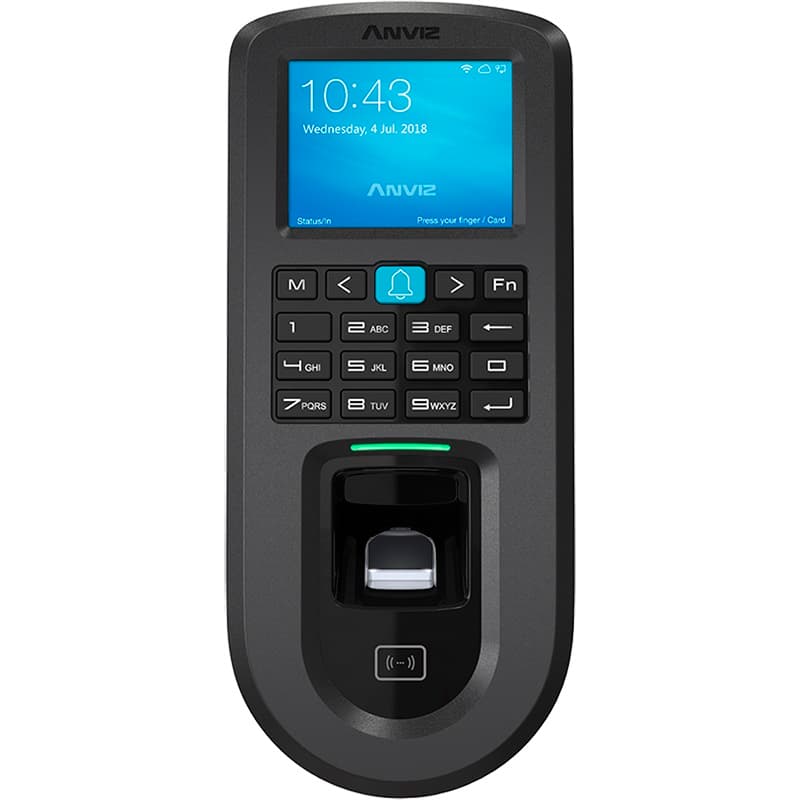 Control de Acceso y Asistencia Anviz AN-VF30PRO-WIFI - Negro, Si