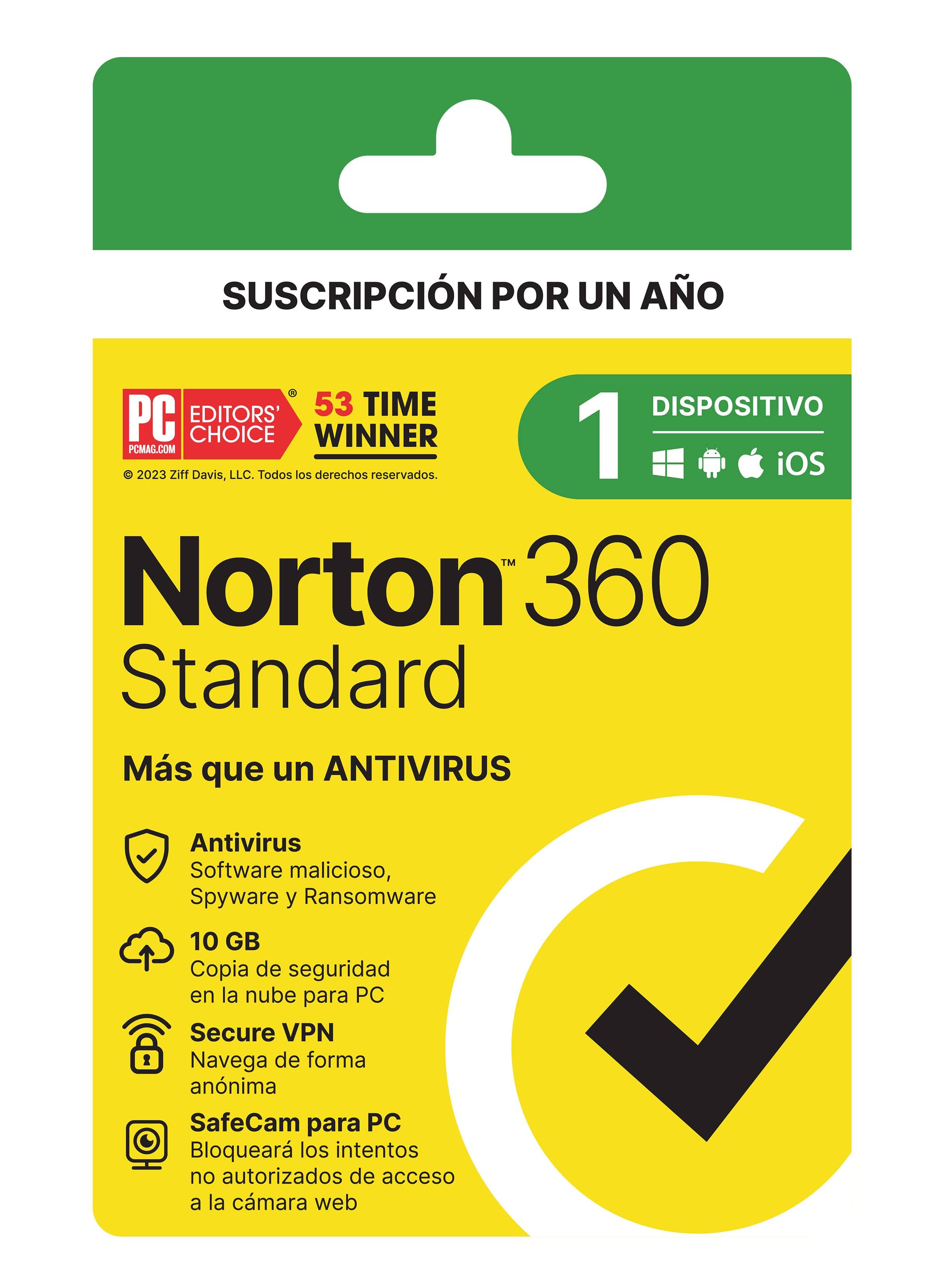NORTON 360 STANDARD 1D 1A 21443411 -