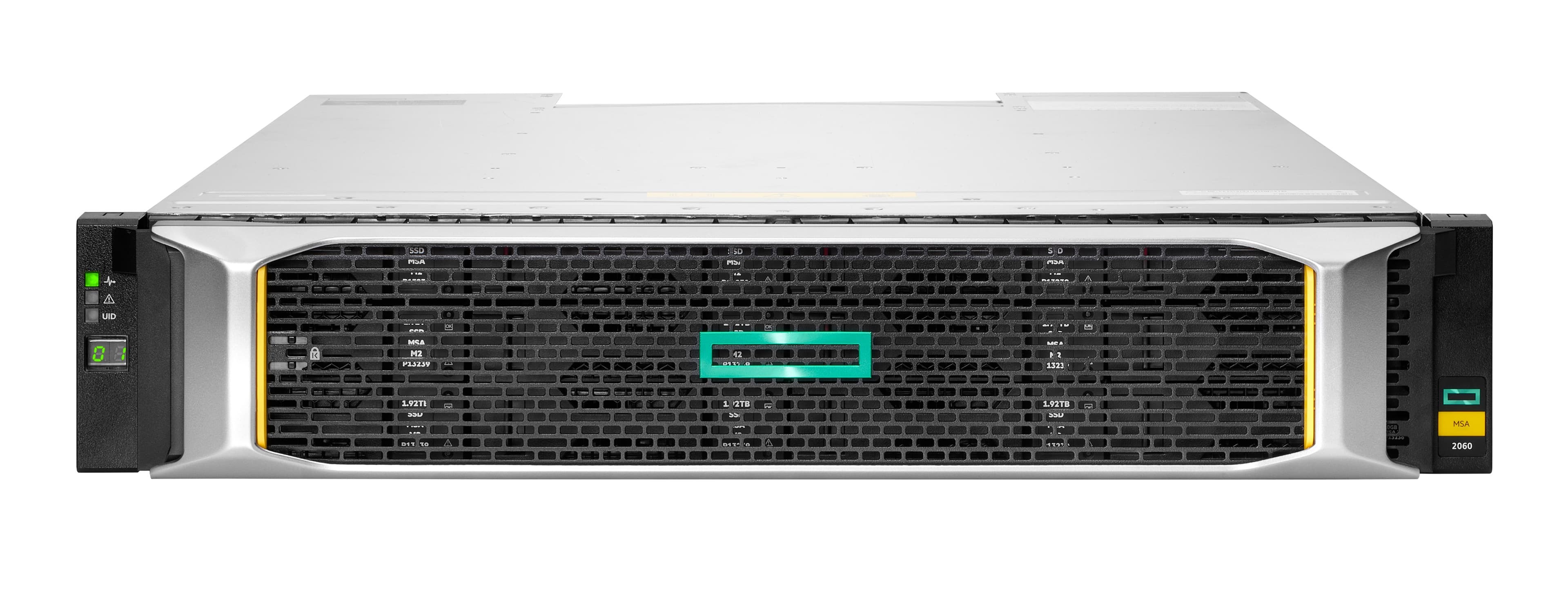 HPE MSA 2060 LFF 2x12Gb SAS 4-port Controller 7x8TB HDD 56TB Storage Array -