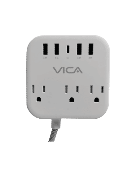 Centro Multicontactos VICA SUP USB 7P