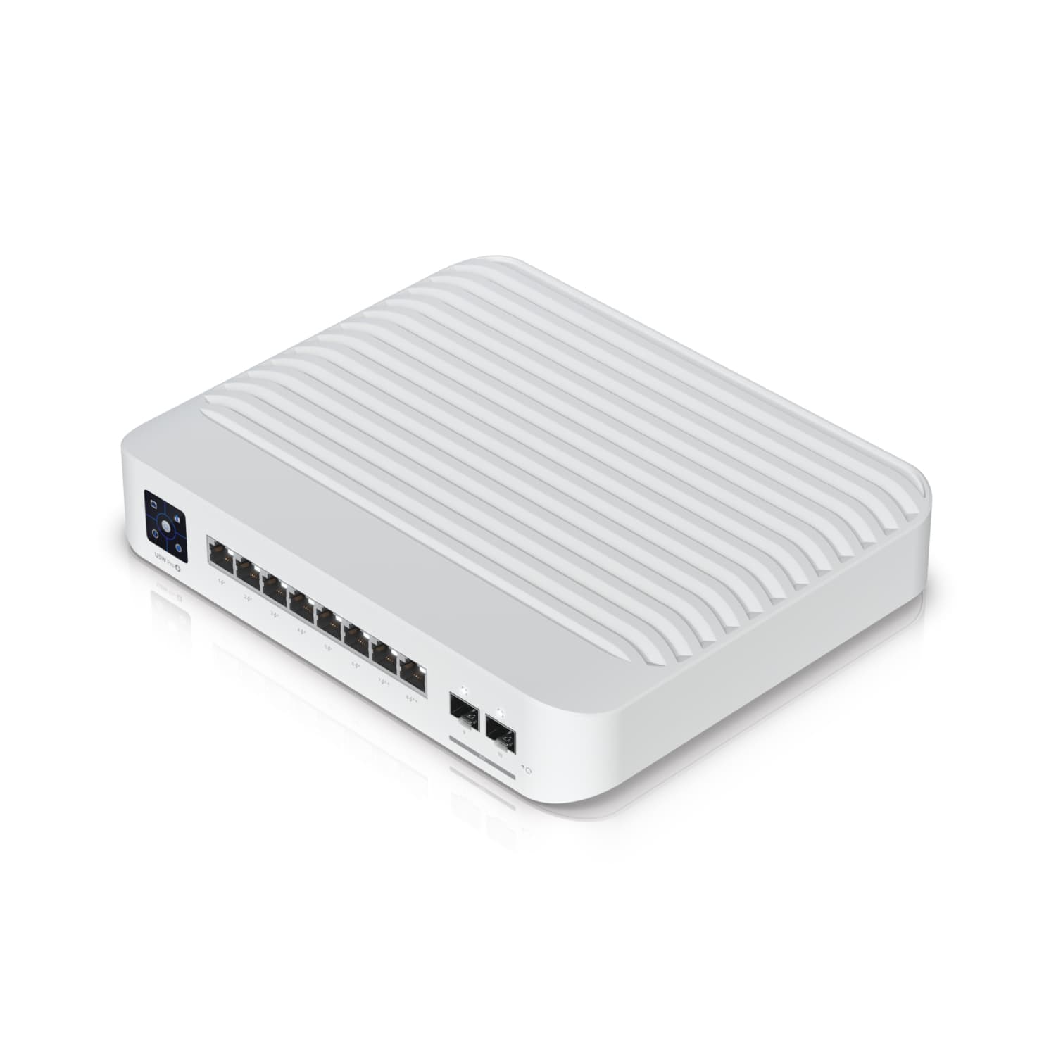 Switch Ubiquiti UniFi USW-PRO-8-POE Pro 8 PoE Administrable Capa 3 - 8 puertos GbE / (6) puertos POE+ af/at y (2) puertos POE++ 802.3bt / (2) puertos SFP+