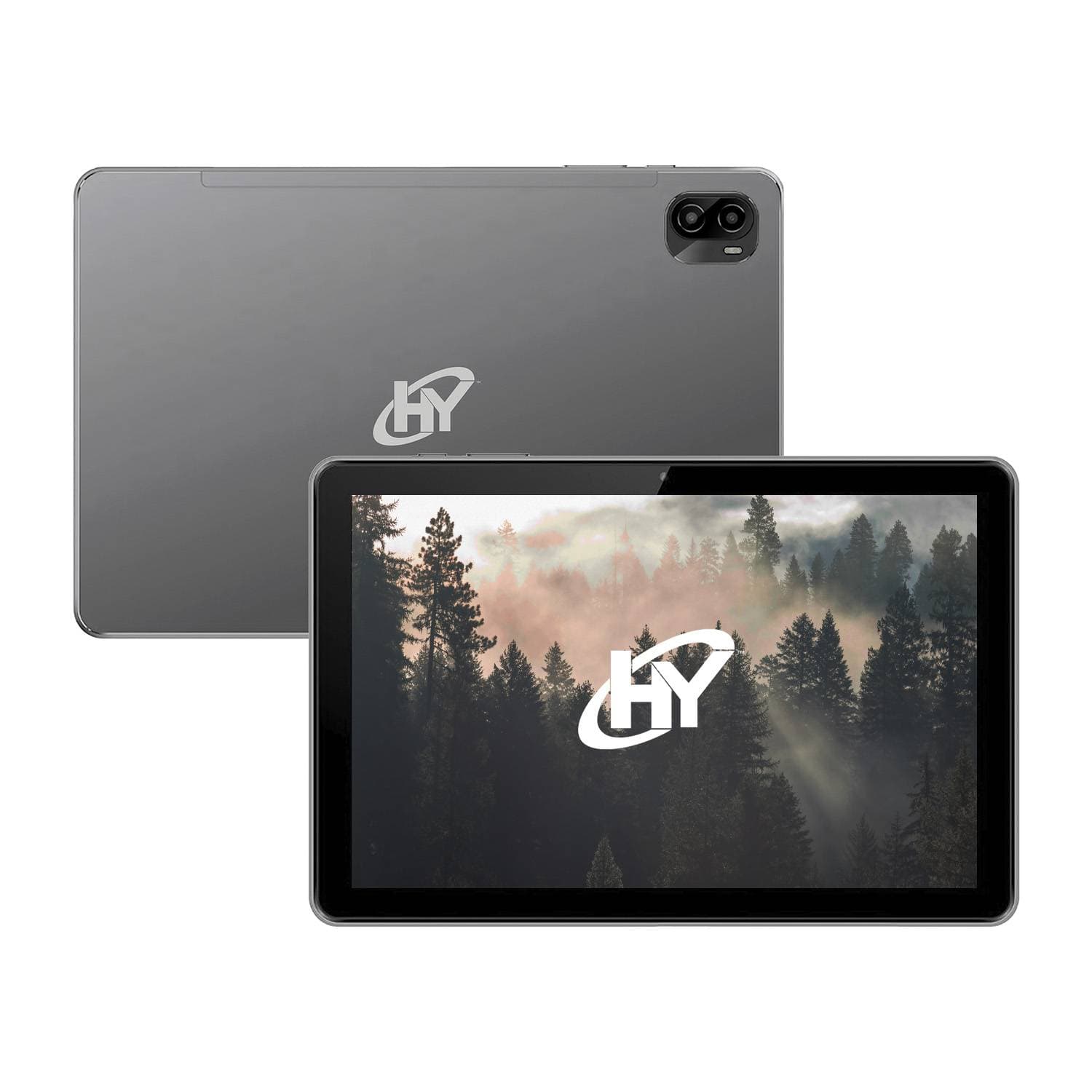 Tableta HYUNDAI Plus HT10WB4MSGNA02 10.1 pulgadas Android 16. 6GB/128GB. Wi-Fi. Incluye Audífonos - Pluma Táctil. Gris Espacial